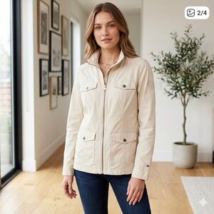 Tommy Hilfiger Beige Utility Jacket